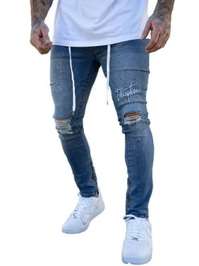 Mens Skinny Jeans Blue Walmart Com