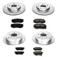 thumbnail image 2 of PowerStop Front and Rear Z23 Evolution Sport Carbon-Fiber Ceramic Brake Pad and Drilled & Slotted Rotor Kit Fits: HYUNDAI KIA Select Models K4448, 2 of 5