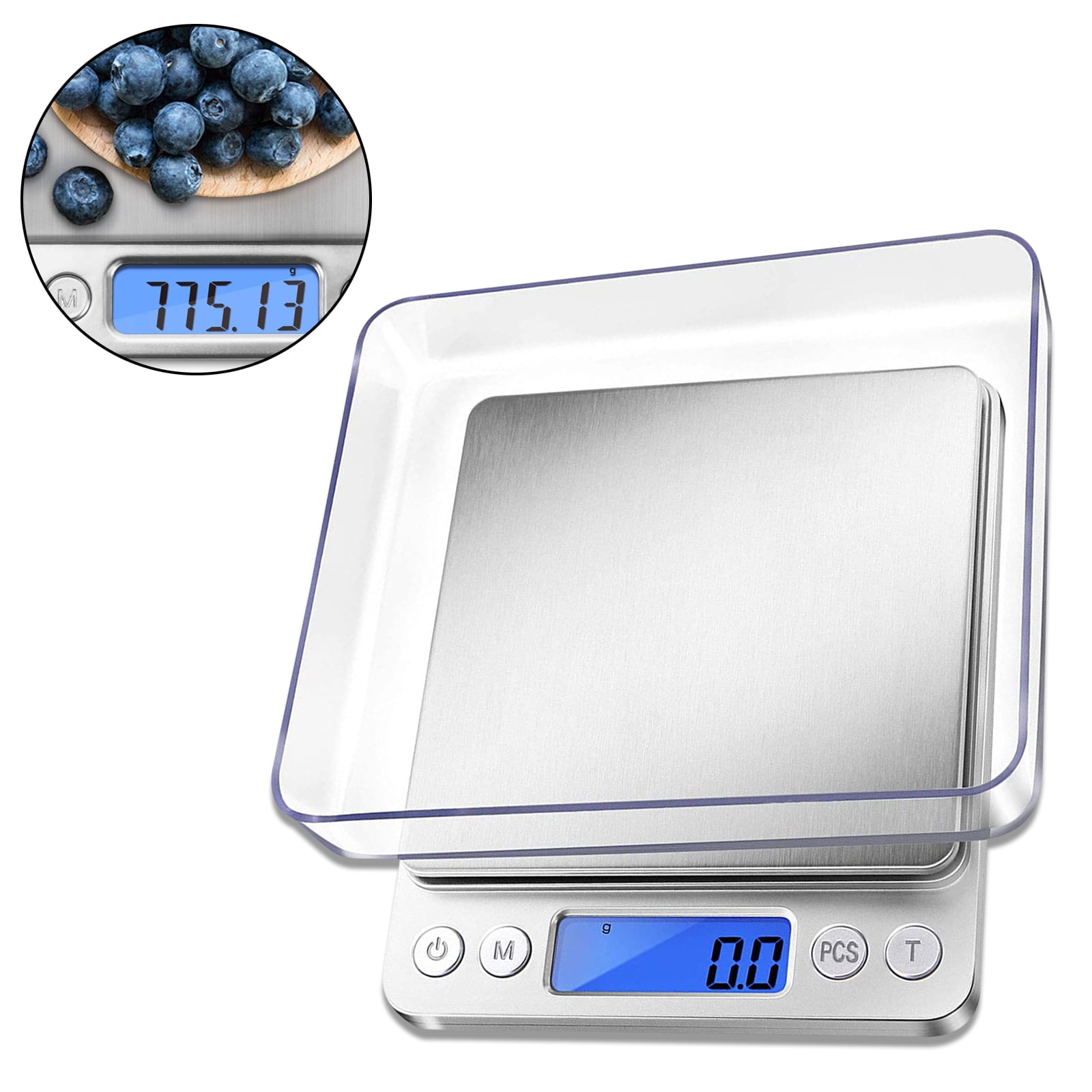 1pc Food scales, digital kitchen scales for food ounces and grams, small  electronic pocket scales for weight loss, baking, cooking, coffee, jewelry