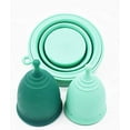 thumbnail image 2 of Shordy Menstrual Cup Sterilizer, Collapsible Silicone Case Holder, Collapsible Silicone Container to Boil and Sterilize Your Menstrual Cups and Store Your Period Cups, Microwavable-Foldable for Travel, 2 of 8