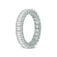 thumbnail image 2 of SZUL Women's Emerald Cut Lab Grown Diamond Eternity Band in 14K White Gold (3.38 Carat TW), 2 of 5