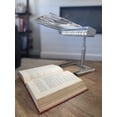 thumbnail image 3 of daylight24 Table Top Full Page Magnifier LED Desk Lamp, Silver - Ideal for Reading, Hobby and Crafting with LED Light Strip for Optimal Visibility, 10 inch (202055-05), 3 of 5