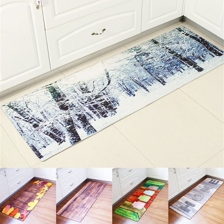 tonchean Large 83 x 36 Rubber Floor Mat Doormat for Kitchen, Indoor  Outdoor Floor Mat Anti-Fatigue Non-Slip Drainage Mat 