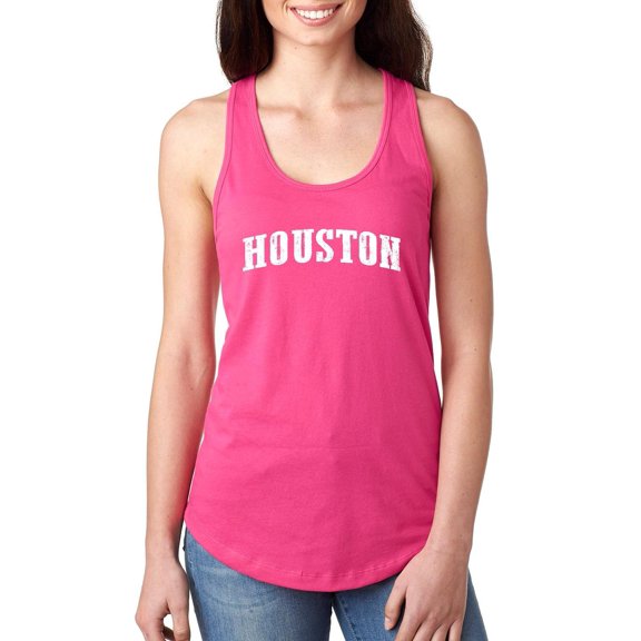MmF - Women's Racerback Tank Top, up to Women Size 2XL - Houston