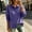 Purple, variant on Dxzfnsa Button Down Shirts for Women Cotton Linen Solid Color Shirts Long Sleeve Dress Shirts Lapel Collar Blouses Work Casual Tunic Tops