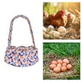 thumbnail image 2 of Bolsa porta huevos, cesta recolectora de huevos para huevos frescos, contenedor de almacenamiento, cesta recolectora de huevos para gallinero, ama de Pollo Azul, 2 of 9