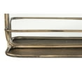 thumbnail image 4 of Creative Co-Op Wide Metal Framed Wall Mirror with Shelf, Brass, 4 of 6