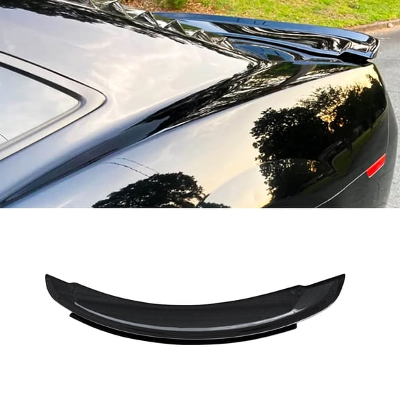 NINTE Rear Spoiler for 2010-2013 Chevrolet Camaro Trunk Spoiler Rear Wing ZL1 Style ABS Carbon Fiber Look
