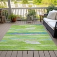thumbnail image 6 of Addison Rugs Chantille Indoor/Outdoor Transitional Geometric, Abstract Lime Washable Rectangle Rug, 3' x 5', 6 of 6