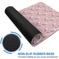 thumbnail image 6 of Long Mouse Pads for Desk,Pink Cartoon Unicorn Dessert Pattern Desk Mats on Top Of Desks, Desk Mouse Pad Extra Large with 3mm Non-Slip Base and Stitched Edge for Gaming,Office,Work,Home 47.3"x23.6", 6 of 6