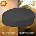 thumbnail image 5 of 190x83cm Round Sofa Bed Cover with Straps and Handles, Round Sun Lounger Cover, Black, 5 of 5