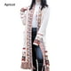 thumbnail image 4 of Jumpingount Cárdigan tejido de manga larga con borlas para viajes y playa, prendas de vestir para invierno, suéter térmico elegante reutilizable para Abrigos y chamarras Albaricoque Jumpingount AP015553-02, 4 of 5
