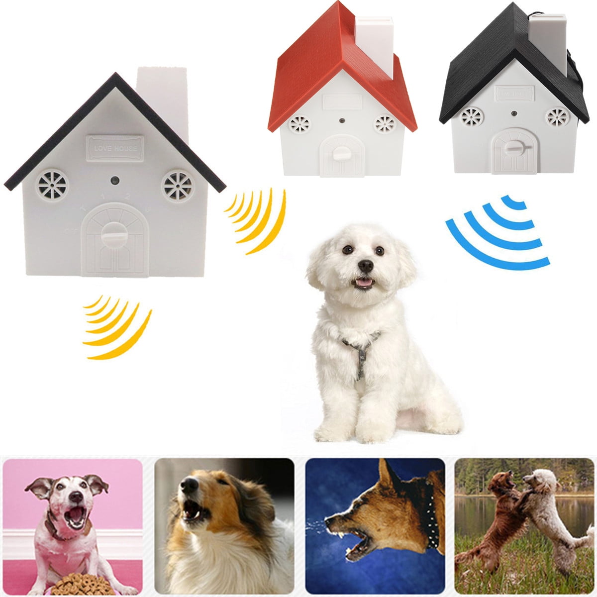Ultrasonic Waterproof Dog Anti Bark House Controller Silencer Stopper