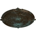 thumbnail image 3 of 30 1/8"OD x 1 1/2"P Attica Acanthus Leaf Ceiling Medallion Bronze Blue Patina Finished, 3 of 6
