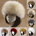 thumbnail image 3 of jiaroswwei Women Autumn Winter Faux Fur Thickened Hat Outdoor Cold-proof Warm Plush Beanie, 3 of 8