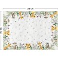 thumbnail image 3 of Artoid Mode Animals Elephant Giraffe Baby Shower Area Rug, Spring Birthday Home Decor Low-Profile Washable Area Rugs for Entryway Bedroom Living Room Laundry Room Indoor 5x7 Feet, 3 of 8