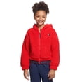 thumbnail image 2 of Sudadera con capucha Tommy Hilfiger para niñas, color rojo sherpa, talla 16, 2 of 3
