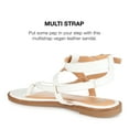 thumbnail image 5 of Journee Collection Womens Tangie Tru Comfort Foam Multi Strap Flat Sandals, 5 of 7