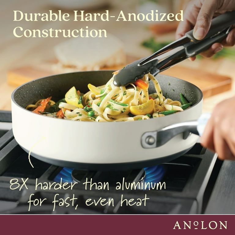  Anolon Achieve Hard Anodized Nonstick Cookware Pots