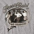 thumbnail image 2 of Three Stooges T-Shirt Fresh Fish Unisex Graphic Tee For Men & Women, 2 of 7