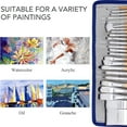 thumbnail image 4 of Artist Paint Brush Set, 24pcs Painting Brushes Set with Canvas Roll for Acrylic, Watercolor, Gouache, Multi size, 4 of 5