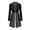 Black, variant on Women's Velvet Victorian Steampunk Tailcoat Ringmaster Circus Show Blazer Jacket Lapel Button down Party Wear Blue XL