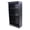 Antique Black, variant on 36 in. Poplar Open Bookcase with Bead Board Paneling, Concord Cherry