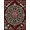 Red, Pattern 1, variant on ODIKA 4'x6' Machine Washable Non-Slip Area Rug, Gothic Burgundy High Traffic Rug, Red, 1286832