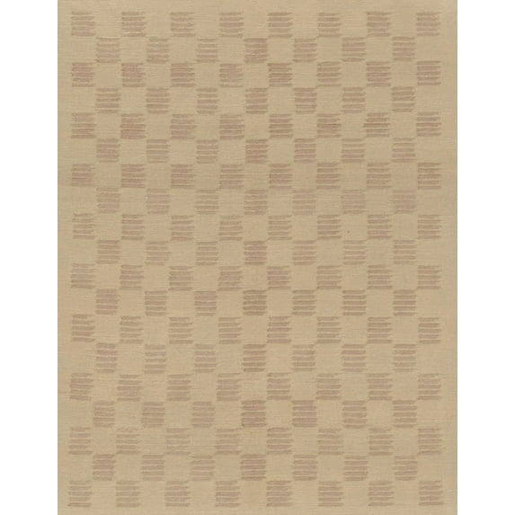 Ahgly Company Machine Washable Indoor Rectangle Abstract Brown Sugar Brown Area Rugs, 6' x 9'