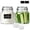 0.6 gallon *2, variant on 34oz 6 Pack Gljars With Airtight Lids - Round Food Storcanisters For Pantry Organization  Ideal Sugar Cookies Candy Coffee Nuts & Dry Goods | Thick