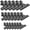 Black, variant on Bag Clips Heavy Duty Stainless Steel Chip Clips, Food Bags Clamp Great for Kitchen Office to Seal Coffee Bags, Paper Sheets - Pack of 8(Red)