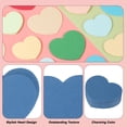 thumbnail image 3 of Uxcell 100 Pcs Recortes en Forma de Corazón 4 x 3.2" Tarjetas de Papel en Forma de Corazón para Manualidades del Día de San Valentín Azul Claro, 3 of 6