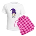 thumbnail image 5 of CafePress - Funny Mardi Gras Gnome Pajamas - Women's Short Sleeve Print T-Shirt and Pants Light Cotton Pajama Set, 5 of 7