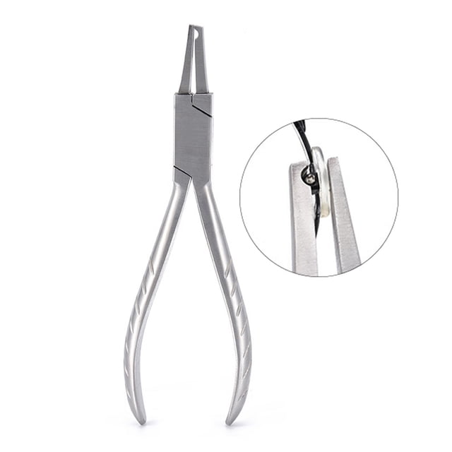 Alicates para montura de gafas, herramientas de montaje, removedor de alicates de ajuste de material acero inoxidable de 6 para gafas ópticas, montaje de puen YG1001