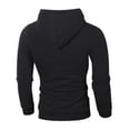 thumbnail image 6 of hopeusnice Men's Workout Activewear Tracksuit Pants Casual Fall Elastic Waist Drawstring Lounge Trousers Pants Solid Color Sweatshirt Fashion Black M, 6 of 9