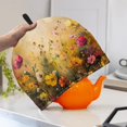thumbnail image 2 of Hudotybom Fancy Flower Tea Cozy for Teapot Insulated Large Teapot Cover to Keep Warm Tea Kettle Cover Machine Washable Coffee Pot Cloth Covers Kitchen Home Decorations, CZA49, 2 of 6