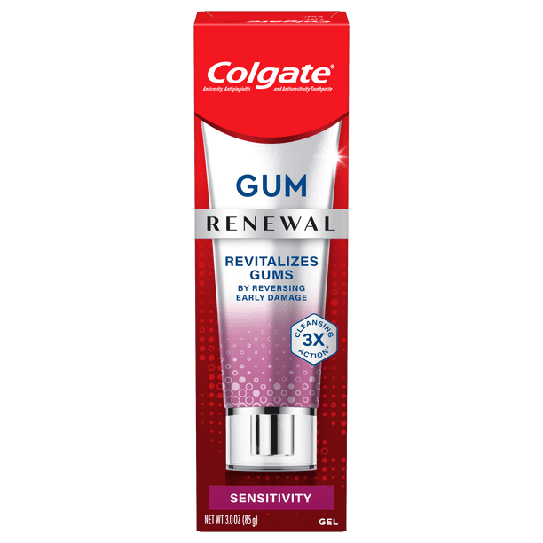 Colgate Renewal Sensitivity Gum Toothpaste Gel, Mint, 3 OZ Tube