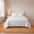 thumbnail image 2 of Mainstays Solid High Low Tufted Grid Brown Indoor Area Rug, 5' x 7', 2 of 8