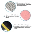 thumbnail image 4 of Unique Bargains 4' 3000 Grit Diamond Wet Polishing Pad Set M10 Backer Pad for Stone Concrete 4 Pack, 4 of 6