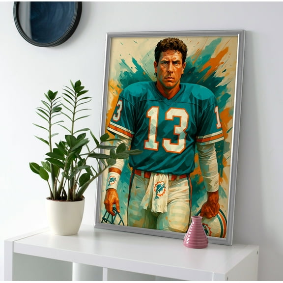Dan Marino Poster or Canvas Wall Art