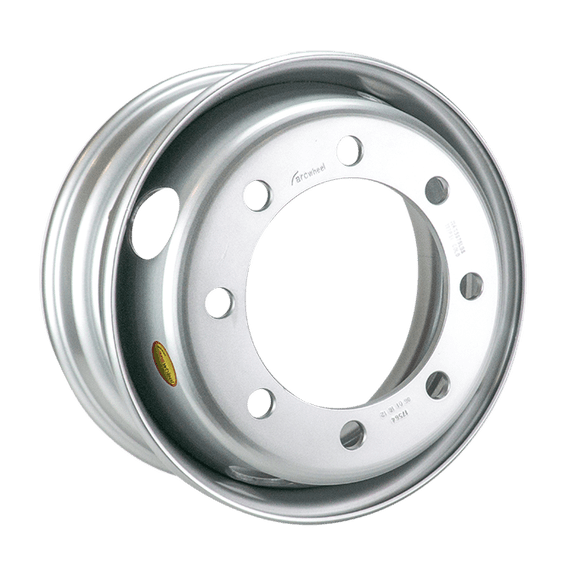 Taskmaster Roue de Remorque SW1750865SD2 Arcwheel; Diamètre 17.5 Pouces x Largeur 6.75 Pouces; 8 x 165.1 Millimètres/8 x 6.50 Pouces Motif Boulon; Décalage 2 Millimètres; Dosseret 3.9 Pouces