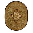 thumbnail image 3 of SAFAVIEH Classic Kirsteen Oriental Wool Area Rug, Beige/Olive, 7'6" x 9'6" Oval, 3 of 14