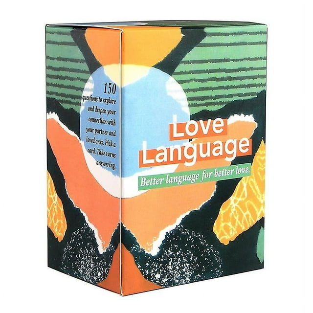 Love Language Card Game Board Game 150 Conversation Starter Questions For Couples Connections Partner Date Night Relationship--HAPDEN