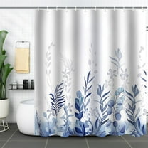 Vggrvlo Bath New Arrivals Shower Curtain or Liner with 12 Hooks Premium PEVA Premium Flexible Bathroom Accessories for Bathtub 72"x72"