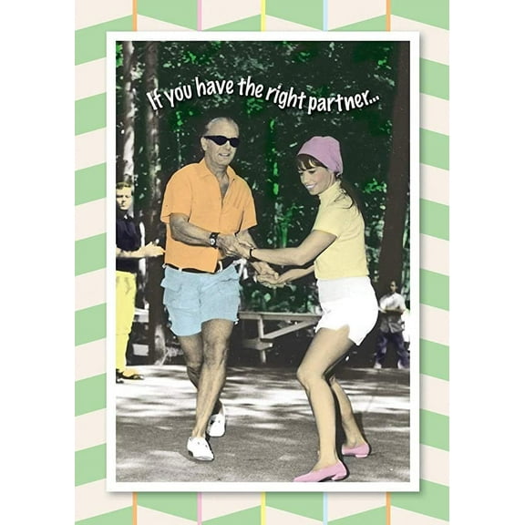 Funny Anniversary Greeting Card (5" x 7") by Actual Pictures | 3 Pack   3 Envelopes (Music Never Stops)
