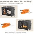 48inch Heavy Duty Dog Crate Compatible with Optional Divider, Extra
