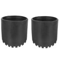 thumbnail image 4 of NIYANGLE Ladder Accessories 2Set Round Black Rubber Feet Pads Damping Sound Insulation 3.73X3.54X2.36In, 4 of 8