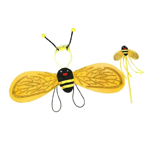 Lijie Bee Costume for Kids Girls Bee Dress up Cosplay Costume Kits for Halloween Party