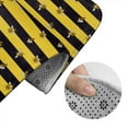 thumbnail image 5 of Yiaed Striped With Bees Print Bathroom Mat Set 2 Pieces Mat Anti-Skid Pad Ultra Soft and Absorbent Bathroom Bath Mat Contour Bath Rugs for Toilet Base, 5 of 6
