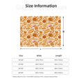 thumbnail image 2 of Salouo Various Bread Print Throw Blanket Gifts for Women Men Soft Flannel Blanket for Home Living Room Decor Bedroom Blanket Gifts for Mom Dad -50"x40", 2 of 7